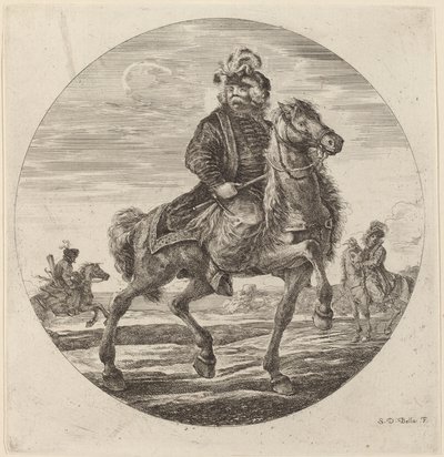 Kawaler węgierski. autorstwa Stefano della Bella