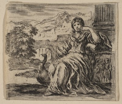 Juno, z Game of Mythology Game of Mythology, 1644. autorstwa Stefano della Bella