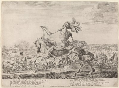 Śmierć na polu bitwy, 1648. autorstwa Stefano della Bella