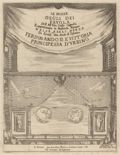 Wesele Bogów: Frontyspis autorstwa Stefano della Bella