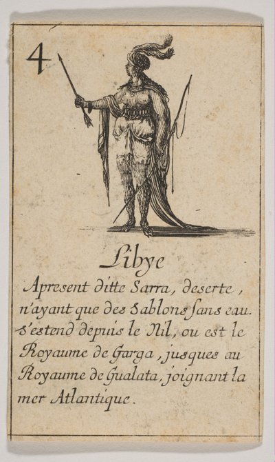 Libia, 1644. autorstwa Stefano della Bella