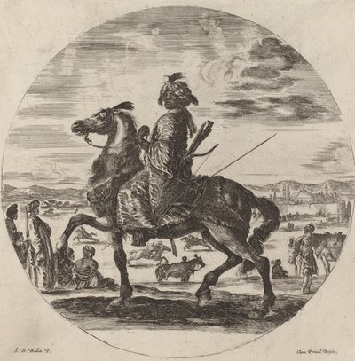 Kawaler Maurów. autorstwa Stefano della Bella