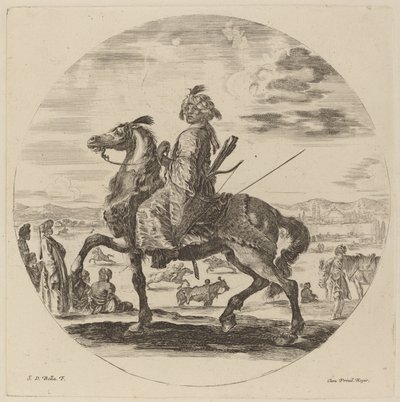 Kawaler Maurów. autorstwa Stefano della Bella