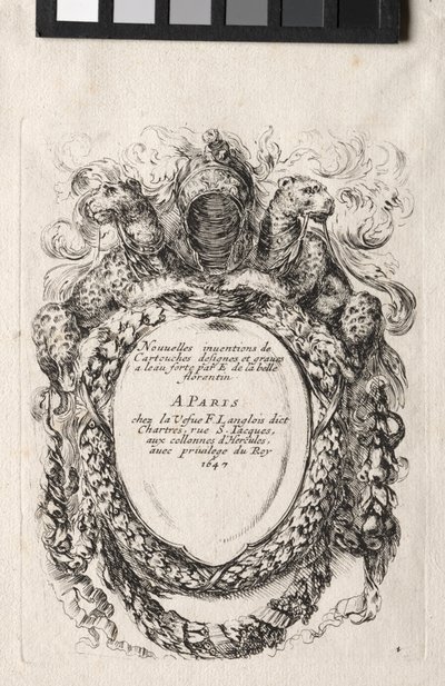 Nowy model kartusza, 1647. autorstwa Stefano della Bella