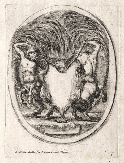 Nowy model kartusza, 1647. autorstwa Stefano della Bella