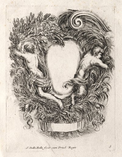 Nowy model kartusza, 1647. autorstwa Stefano della Bella