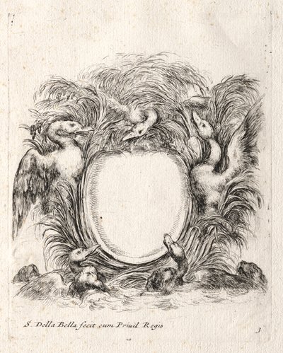 Nowy model kartusza, 1647. autorstwa Stefano della Bella