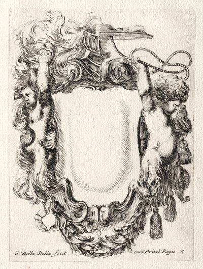 Nowy model kartusza, 1647. autorstwa Stefano della Bella