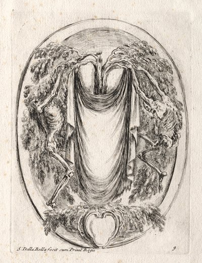 Nowy model kartusza, 1647. autorstwa Stefano della Bella