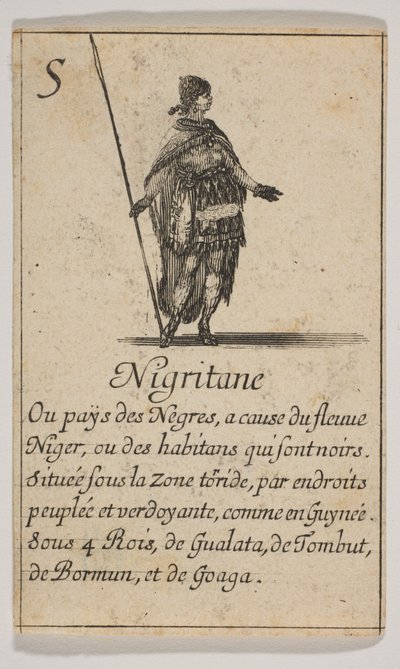 Nigritan, 1644. autorstwa Stefano della Bella