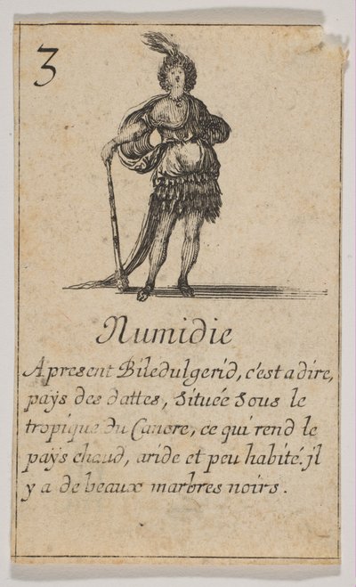 Numidia, 1644. autorstwa Stefano della Bella