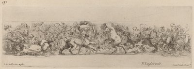 Fryz ozdobny z winoroślą, prawdopodobnie 1648 r. autorstwa Stefano della Bella