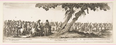 Część Wjazdu Poselstwa Polskiego NP, 1633. autorstwa Stefano della Bella