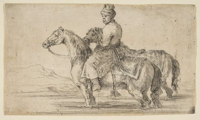 Polskie Konie Kąpielowe Pana Młodego, ca. 1662. autorstwa Stefano della Bella