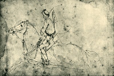 Jeździec polski, 1633-1634, 1943. autorstwa Stefano della Bella