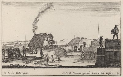 Żołnierz grający na bębnie, c. 1641. autorstwa Stefano della Bella