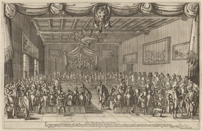 Bankiet Piacevoli, 1627. autorstwa Stefano della Bella