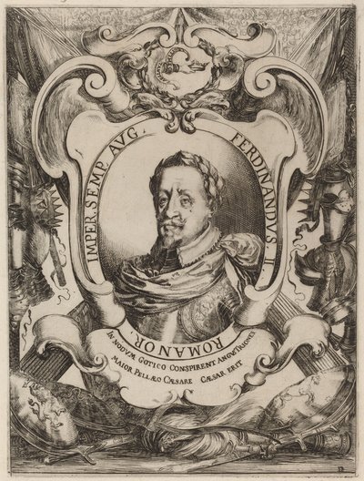 Cesarz Ferdynand II, 1637. autorstwa Stefano della Bella