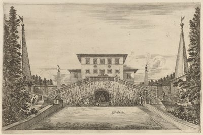 Wielka klatka schodowa, prawdopodobnie 1653. autorstwa Stefano della Bella