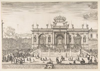 Procesja z Najświętszym Sakramentem, ca. 1648. autorstwa Stefano della Bella