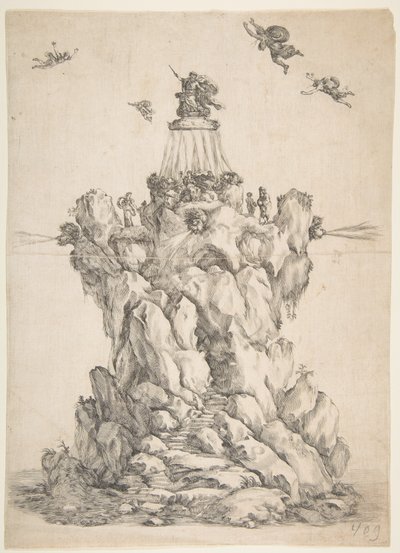 Skała Aeolus, 1652. autorstwa Stefano della Bella
