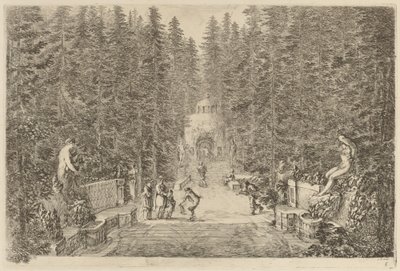 Strumień wody, prawdopodobnie 1653. autorstwa Stefano della Bella