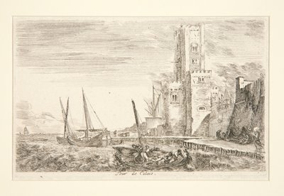 Wieża Calais autorstwa Stefano della Bella