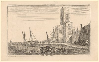 Wieża w Calais autorstwa Stefano della Bella