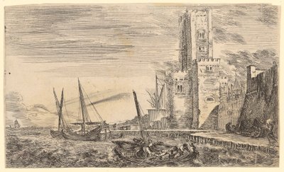 Wieża w Calais autorstwa Stefano della Bella