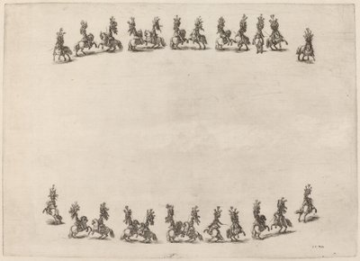Dwudziestu czterech kawalerzystów, 1652. autorstwa Stefano della Bella