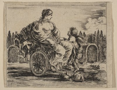 Wenus, z Game of Mythology Game of Mythology, 1644. autorstwa Stefano della Bella