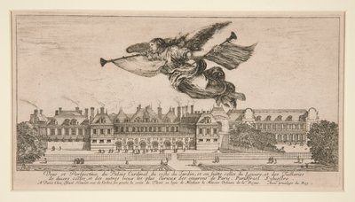Veue et Perspective du Palais Cardinal (Widok i perspektywa Pałacu Kardynała) autorstwa Stefano della Bella