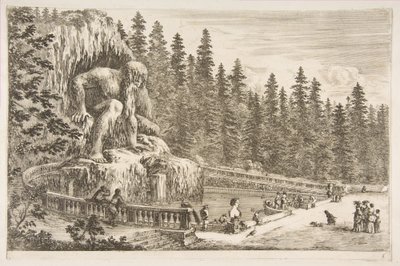 Willa Pratolino: Appenino, ca. 1653. autorstwa Stefano della Bella