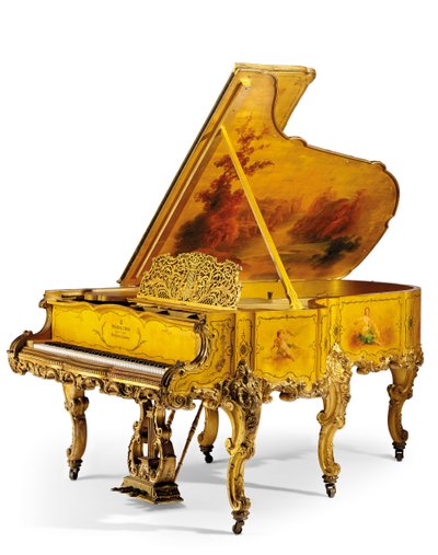 A Fine pozłacany i Vernis Martin Grand Piano, c.1898 (pozłacany i vernis) autorstwa Steinway and Sons