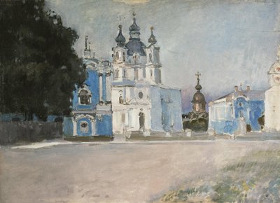 Klasztor Smolny w Petersburgu, początek XX wieku. autorstwa Stepan Petrovich Yaremich