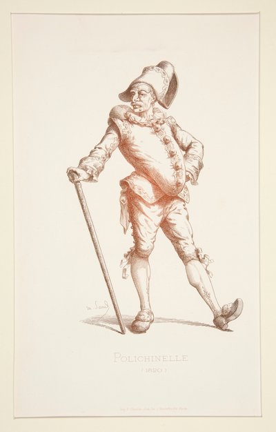 Punchinello w 1820 r. autorstwa Stephane Pannemaker