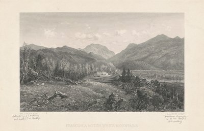 Frankonia Notch, Białe Góry autorstwa Stephen Alonzo Schoff, after George L. Brown