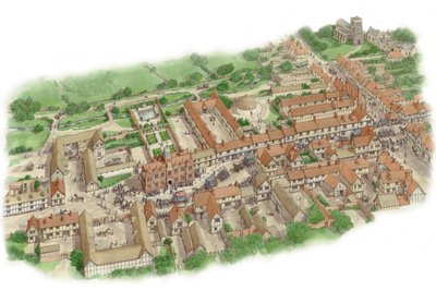 Royston Palace, Hertfordshire autorstwa Stephen Conlin