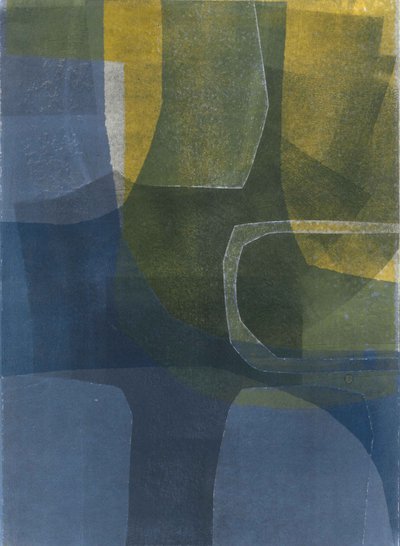 Arches Sun  Sea II, 2015 (monoprint na papierze) autorstwa Stephen Dow