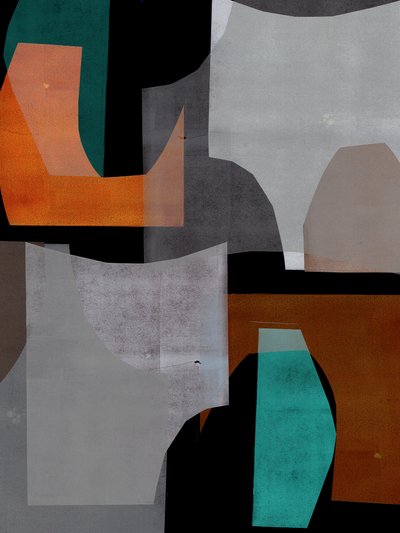Mono Collage V, 2019 (cyfrowy) autorstwa Stephen Dow