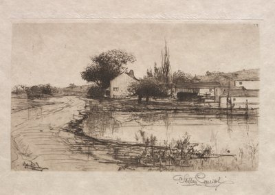 Szkic w pobliżu Pittsfield, Mass., 1887-1888. autorstwa Stephen Parrish
