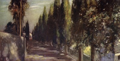 Aleja Spotkań, San Miniato (kolor lito) autorstwa Stephen Reid