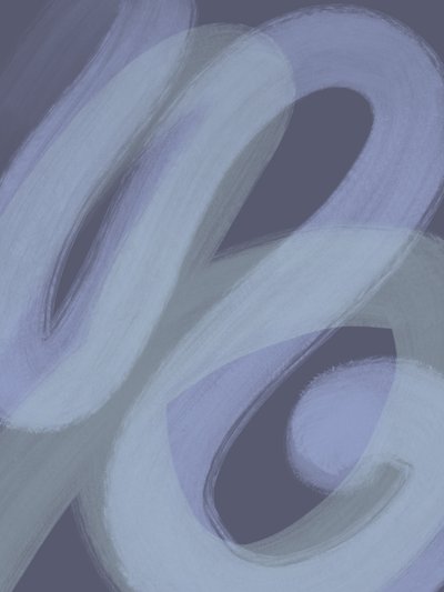 Płynna fioletowa abstrakcja autorstwa Studio Palette