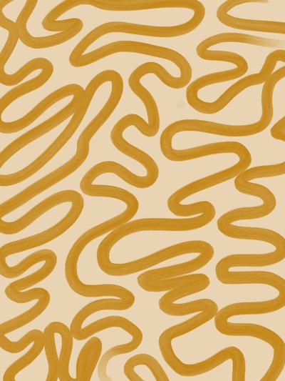 Mustard Organic Flow autorstwa Studio Palette
