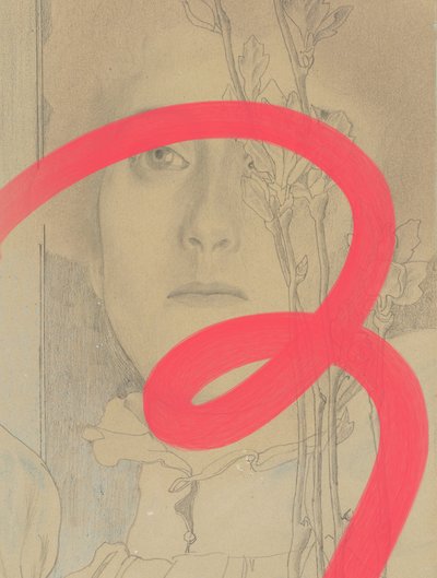 Portret kwiatowy „Red Line” autorstwa Studio Palette