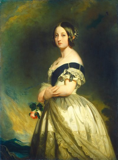 królowa Wiktoria autorstwa Studio of Franz Xaver Winterhalter