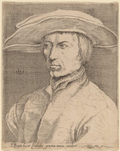 Autoportret autorstwa Style of Lucas van Leyden after Albrecht Dürer