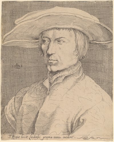 Autoportret autorstwa Style of Lucas van Leyden after Albrecht Dürer
