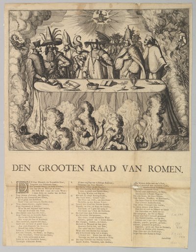 Wielki Sobór Rzymski, 1665-1708. autorstwa Style of Romeyn de Hooghe