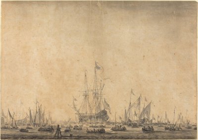 Morski autorstwa Style of Willem van de Velde the Younger